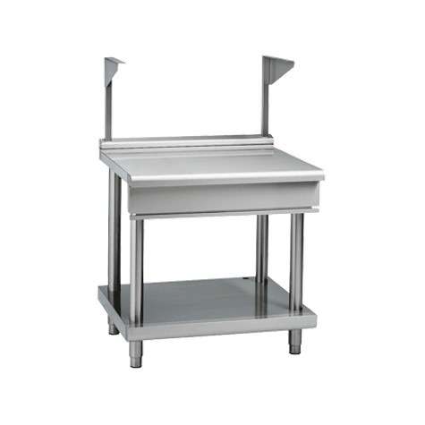 Waldorf 800 Series BTL8900S-LS – 900mm Bench Top With Salamander Support Low Back Version Leg Stand