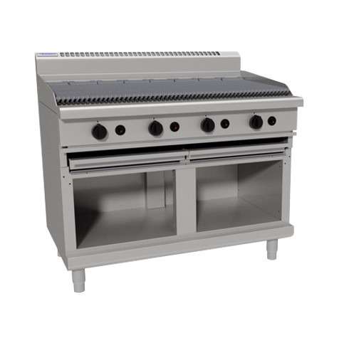 Waldorf 800 Series CH8120G-CB – 1200mm Gas Chargrill – Cabinet Base