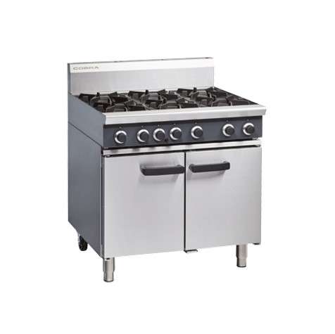 Cobra 900mm Six Burner Gas Range Static Oven