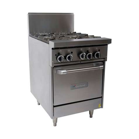 Garland 4 Open Top Burners, 1 Space Saver Oven