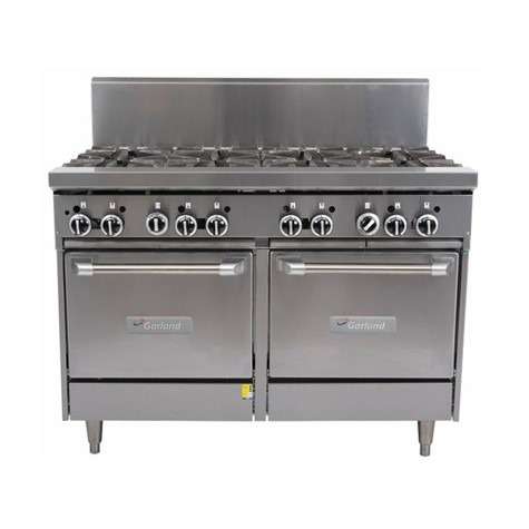 Garland 8 Open Top Burners, 2 Space Saver Ovens