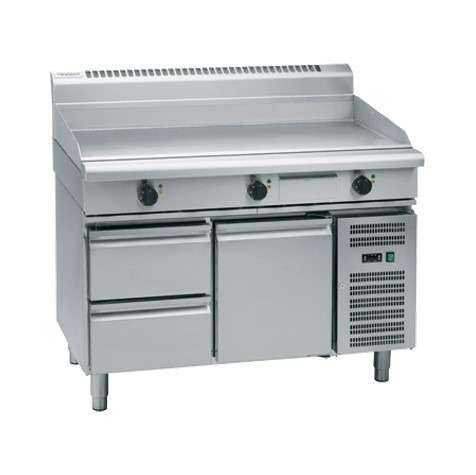 Waldorf 800 Series GP8120E-RB – 120mm Electric Griddle – Refrigerated Base