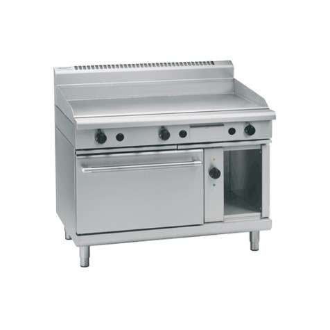 Waldorf 800 Series GP8121GEC – 1200mm Gas Griddle Electric Convection Oven Range