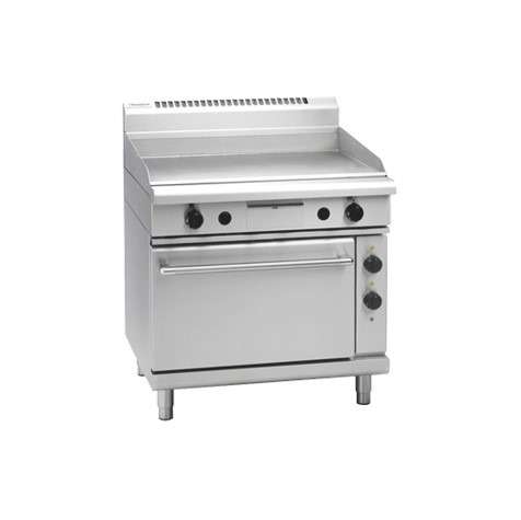 Waldorf 800 Series GPL8910GE – 900mm Gas Griddle Electric Static Oven Range Low Back Version