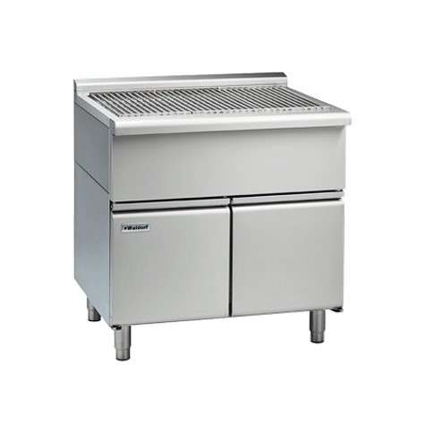 Waldorf 800 Series SFL8900-CD – 900mm Solid Fuel Grill – Low Back Version – Cabinet Base with Doors