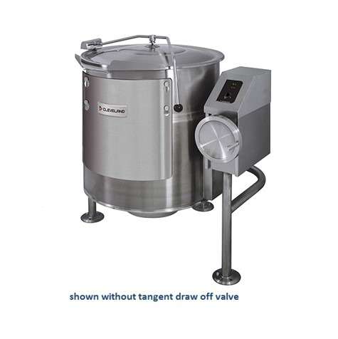 Cleveland KEL40T-OPT Electric Floor Mounted Steam Jacketed Commercial Kettle