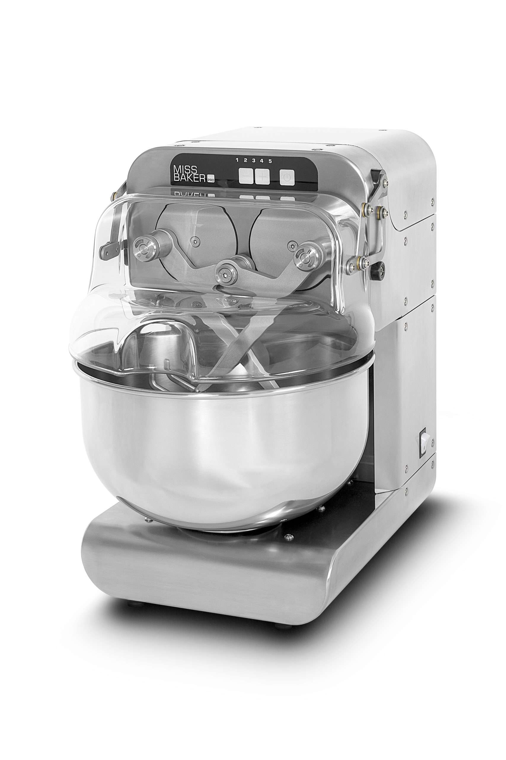 Miss Baker Pro – 4.5kg finished /10 Litre Double Arm Mixer, 5 speed, Stainless steel (INOX)