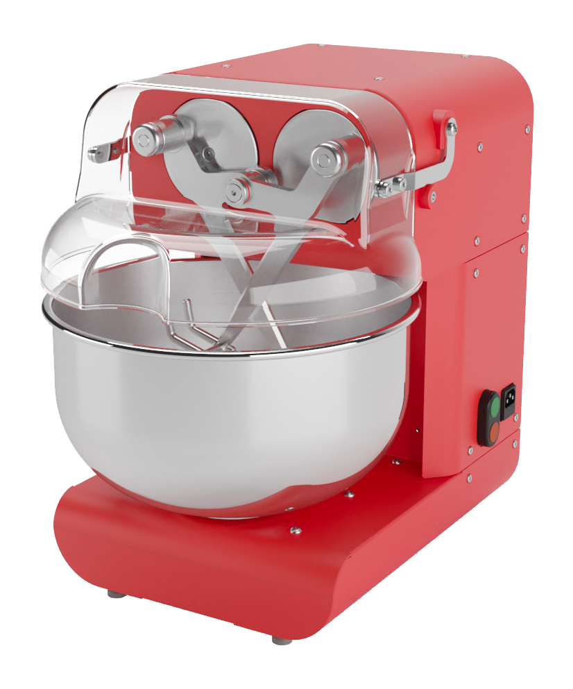 My Miss Baker – Benchtop 3 kg finished /10 Litre Double Arm Mixer, single speed, Rosso (RED)