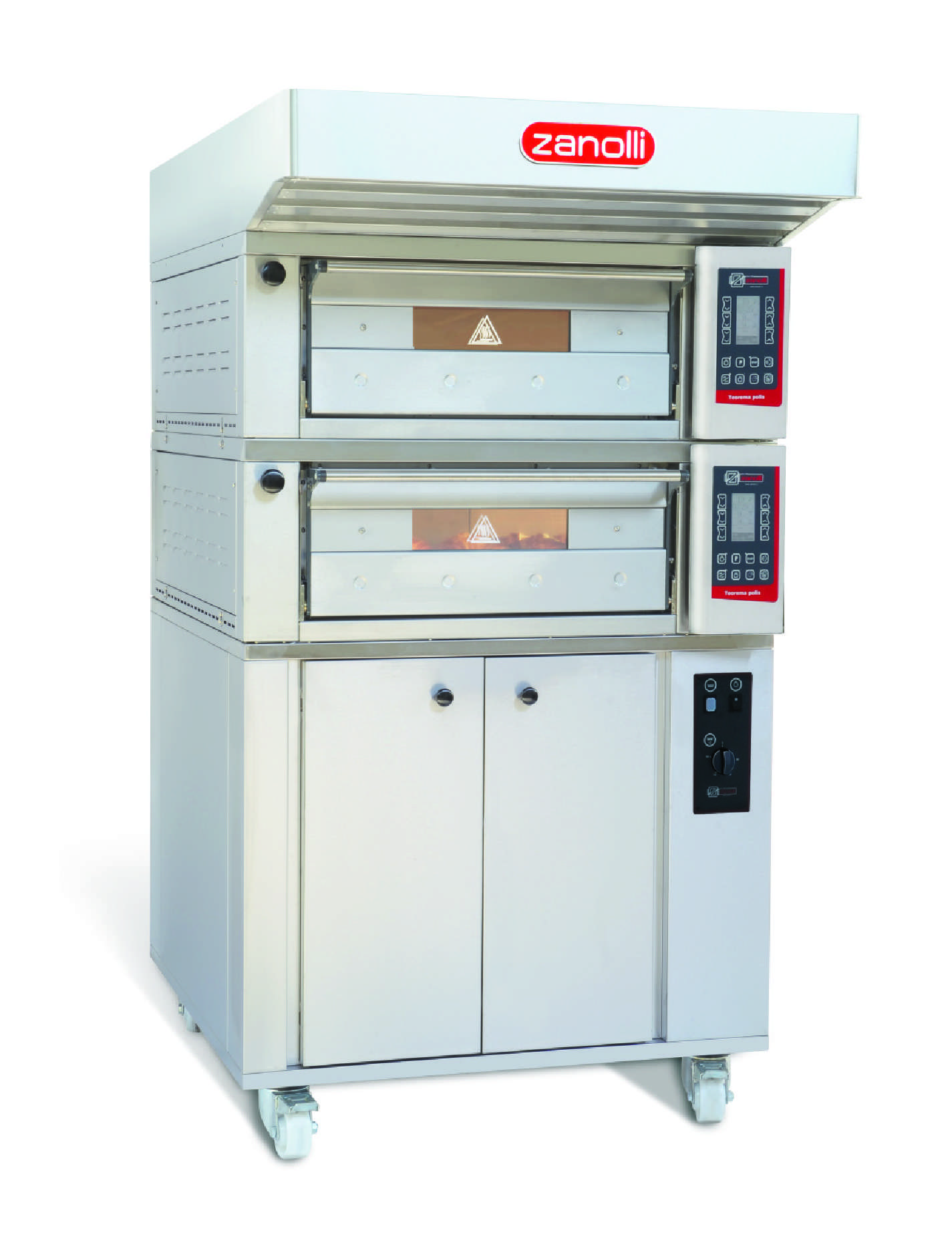 Zanolli Teorema Polis 2 Tray Bakery Deck Oven with narrow design -180mm Chamber Height