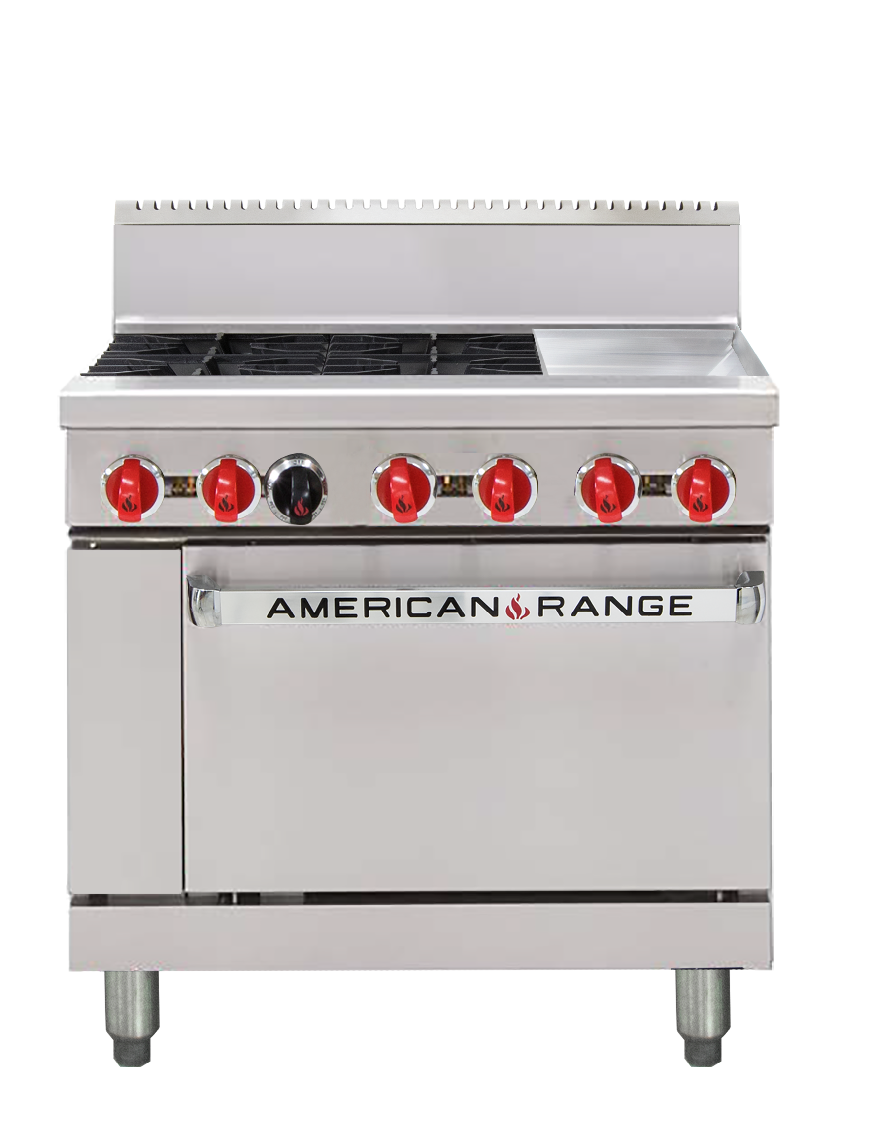 American Range 36″ Oven Range AAR.4B.12G