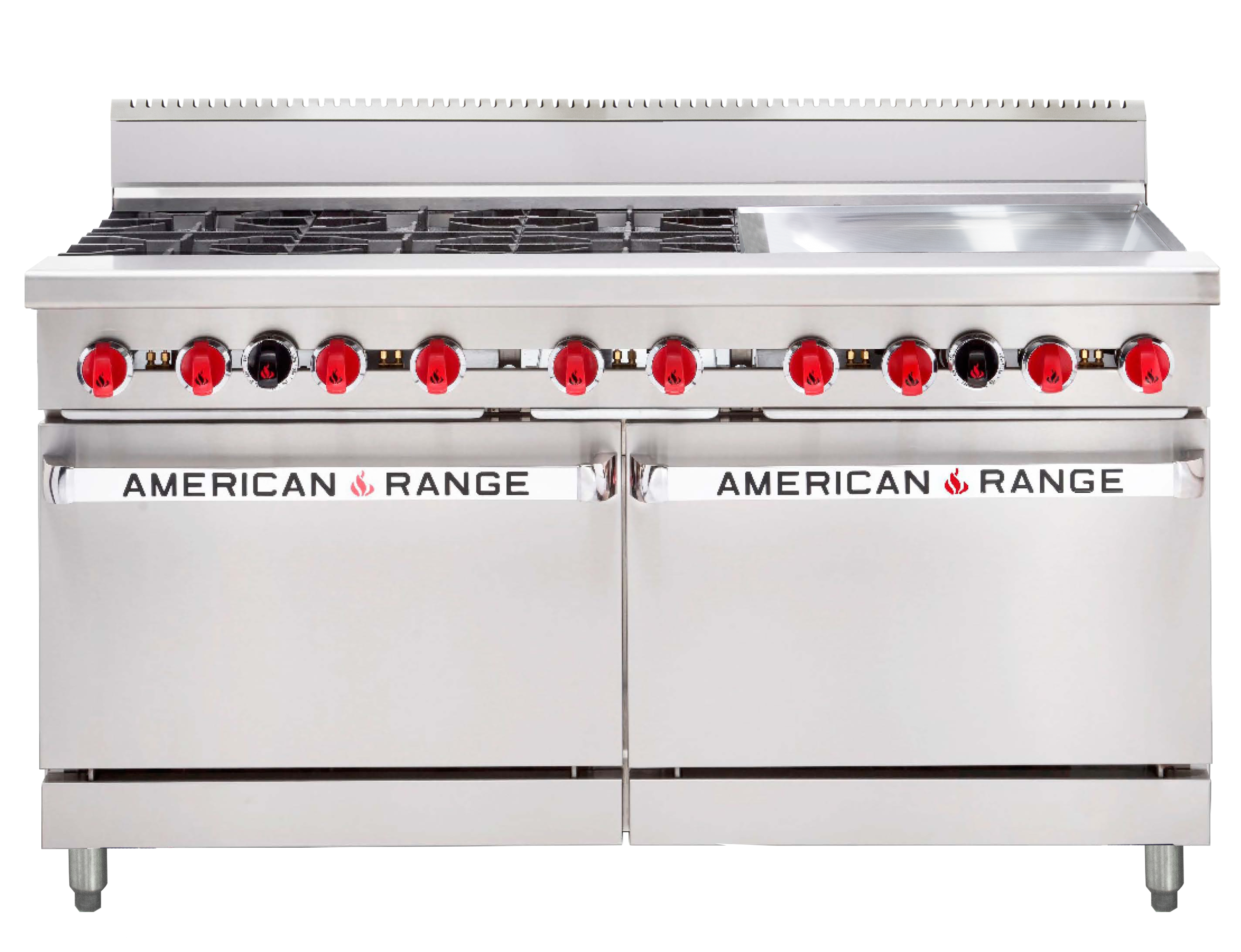 American Range 60″ Oven Range AAR.6B.24G
