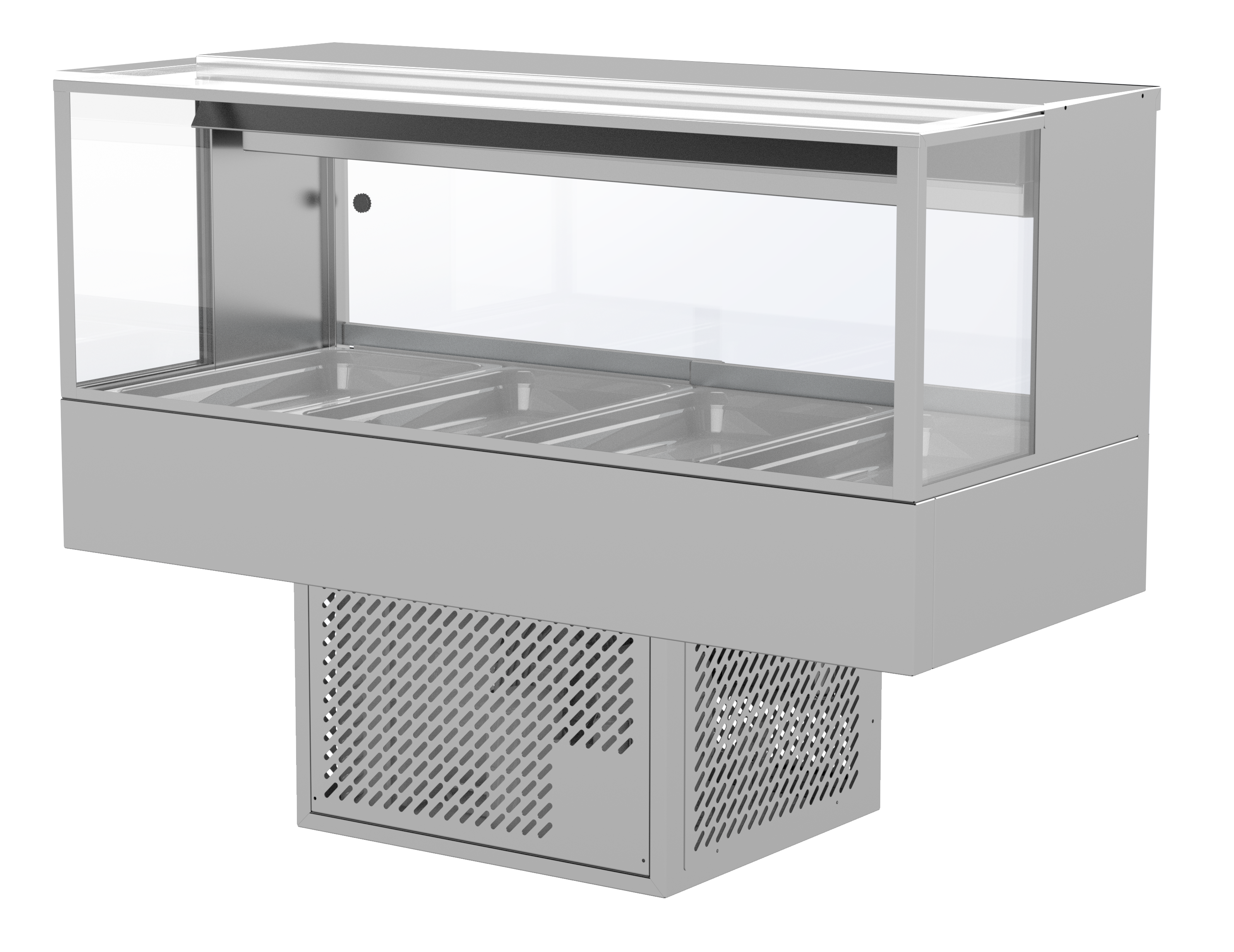 Woodson 4 Module Square Cold Food Display WR.CFSQ24