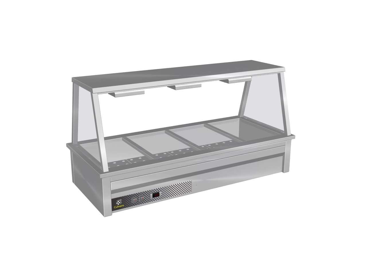 Culinaire Drop In Bain Marie with A Frame Gantry CH.BM.D.GA.3