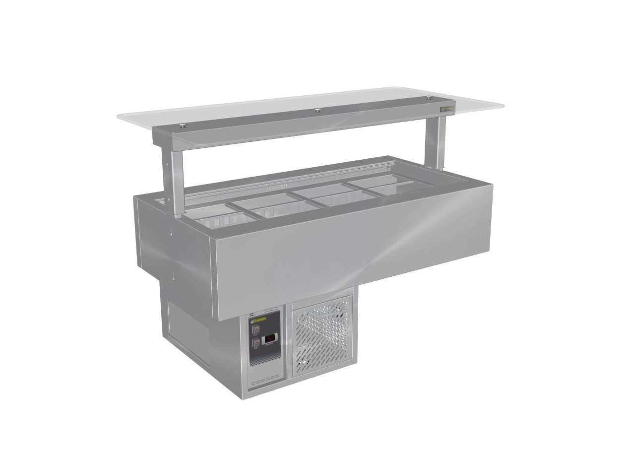 Culinaire Refrigerated Well Counter Line Under Bench CR.CWCF.U.GSF.8