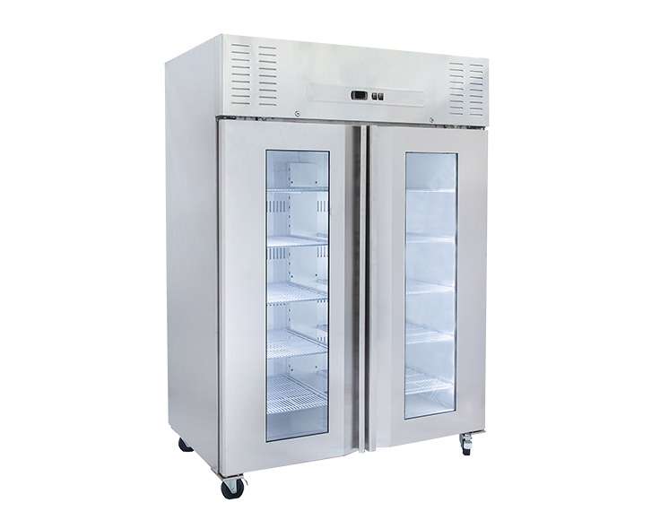 Airex Double Glass Door Upright Refrigerated Storage AXR.URGN.2G