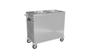 Culinaire Dual Tube Mobile Plate Dispensers with Static Heating CH.PD.HS.2