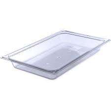 Carlisle Clear Polycarbonate Food Pan 10200B07