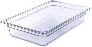 Carlisle Clear Polycarbonate Food Pan 10201B07