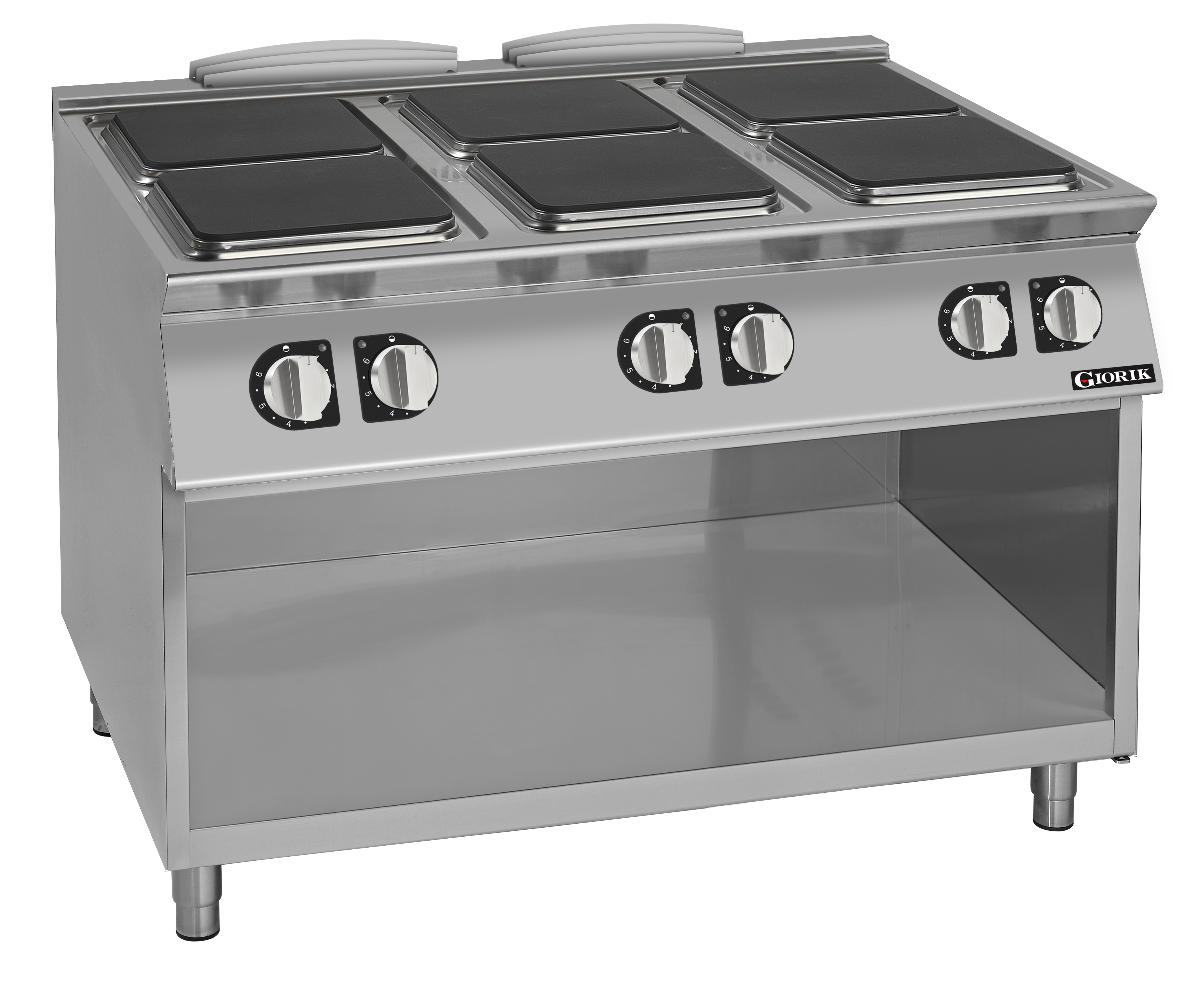 Giorik 900 Series – Electric Boiling Top – 6 Square Hot Plates CE96QTT