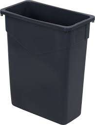 Carlisle Trimline Grey Rectangle Waste Container 34201523