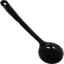 Carlisle Measure Miser Black Measuring Solid Spoon 399003