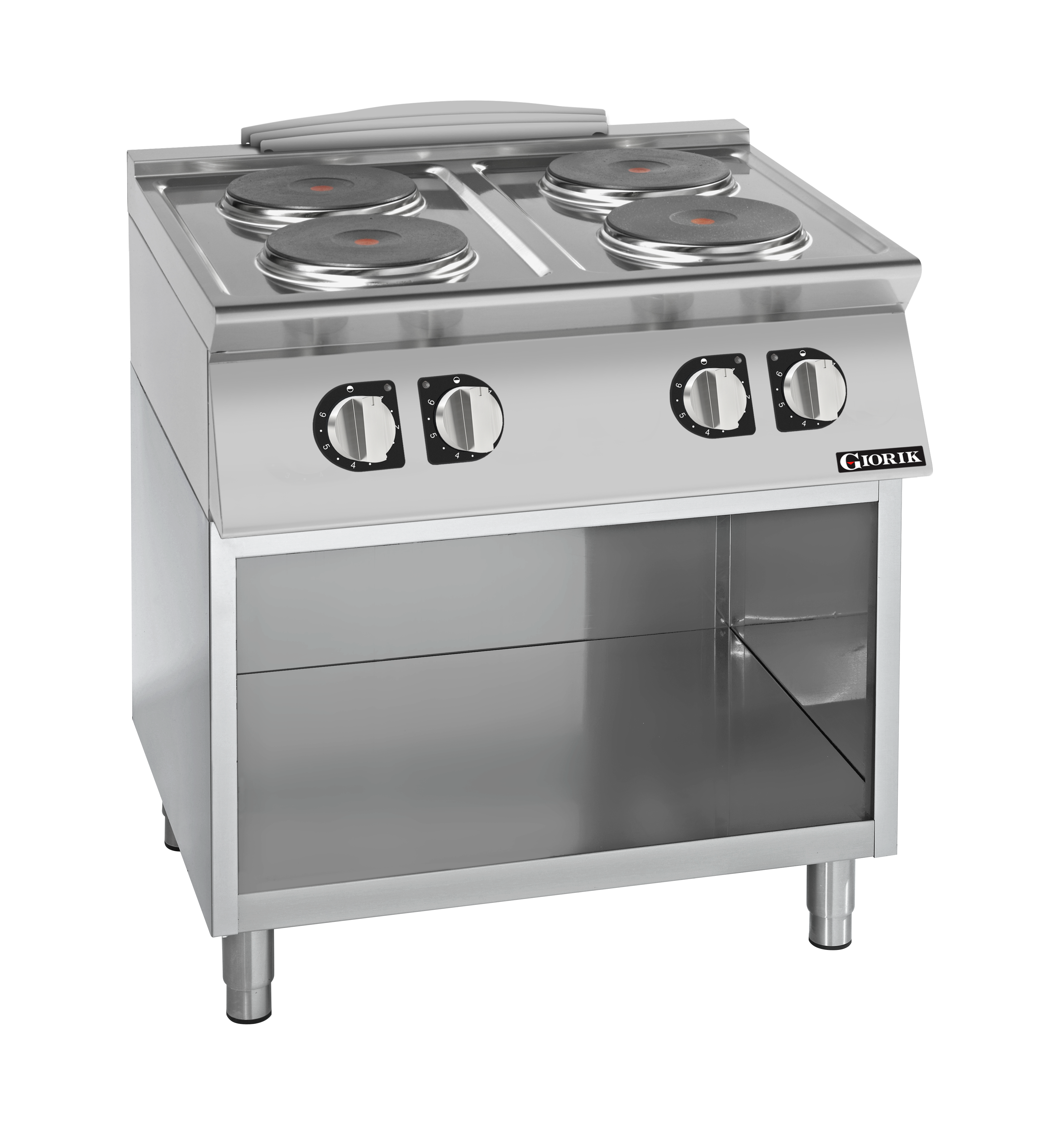 Giorik 700 Series 4 zone (round) Electric Boiling Top on Open Base CE74TGT