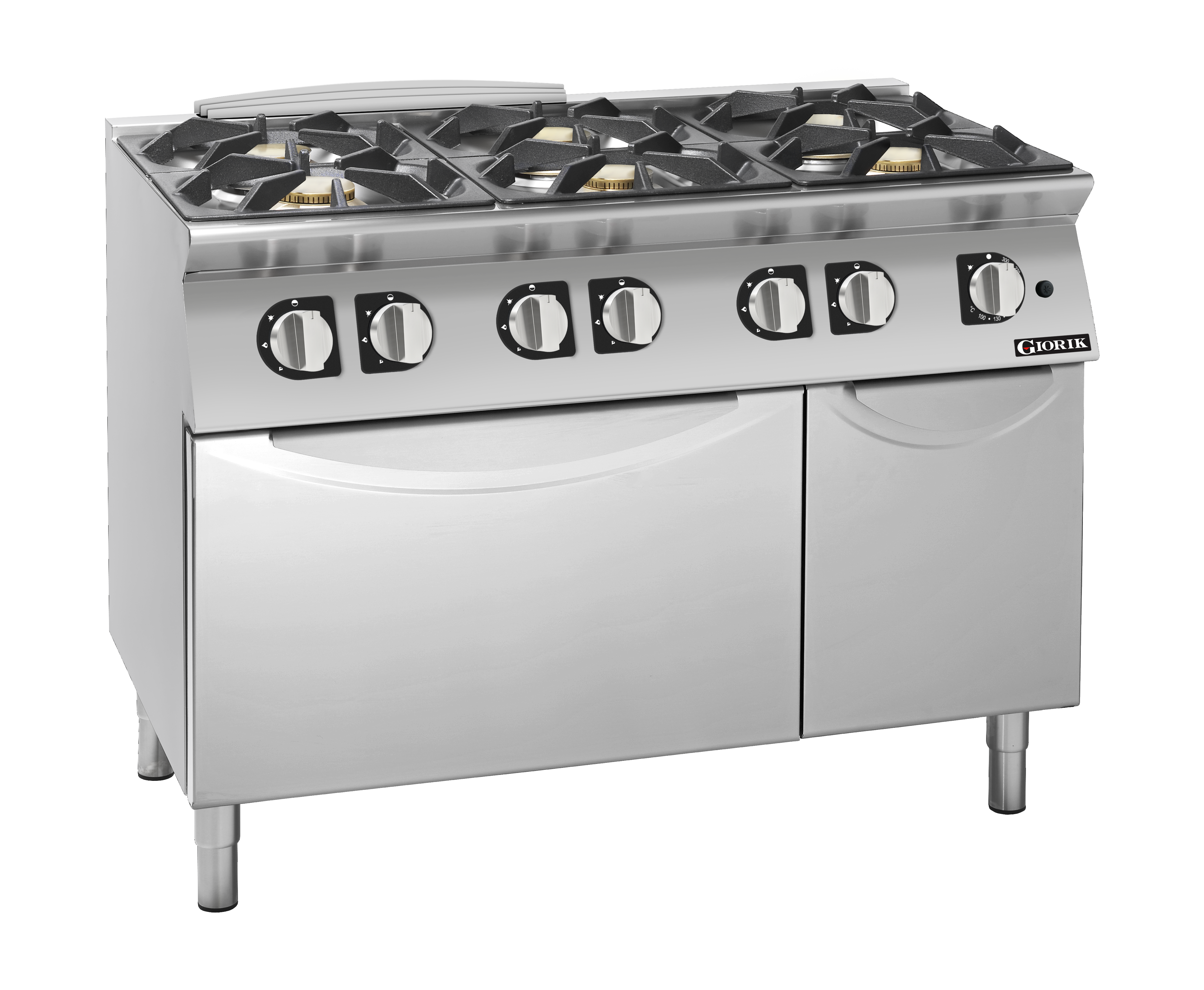 Giorik 700 Series 6 Burner Gas Range on Gas Oven CG760FT