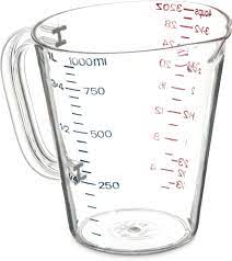 Carlisle Clear Polycarbonate Measuring Cup 4314307