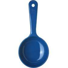 Carlisle Measure Miser Blue Measuring Solid Spoon 493114