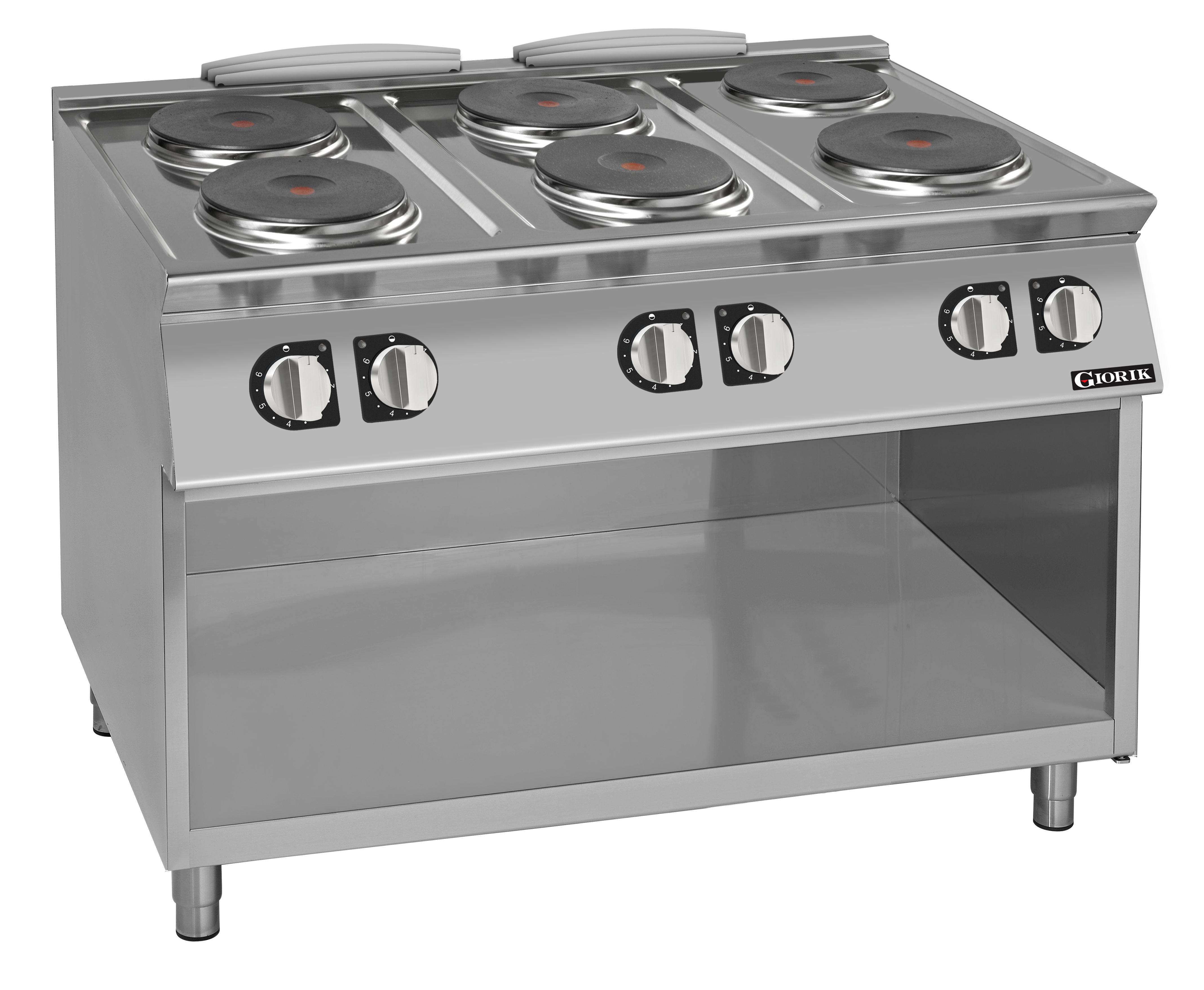 Giorik 700 Series 6 zone (round) Electric Boiling Top on Open Base CE76TGT