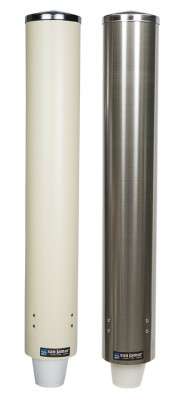 San Jamar Stainless Steel Wall Mount Cup Dispenser C4200PF