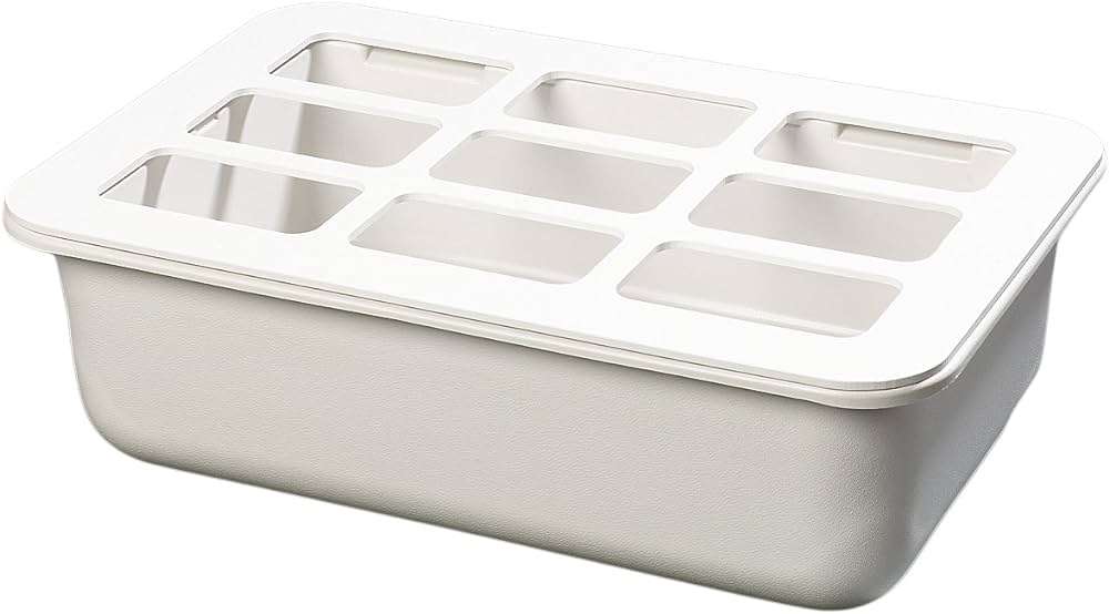 Carlisle Coldmaster White Full-Size Coldpan with Organiser CM104902