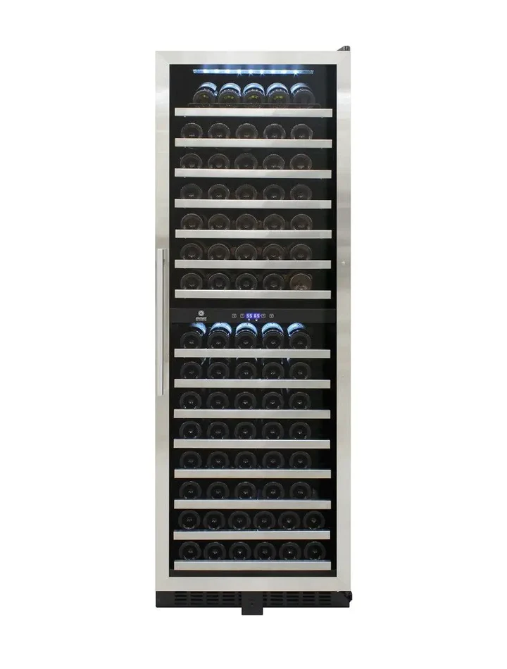 Vinotemp 155-Bottle Dual-Zone Wine Cooler EL-142SDST