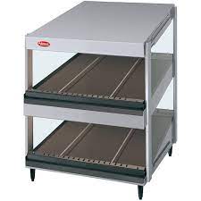 Hatco GRSDS Slanted Heated Dual Shelf Display Warmer GRSDS-41D