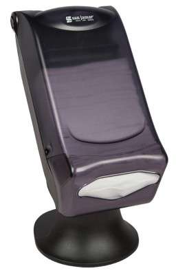 San Jamar Counter Top with Stand Napkin Dispenser H5000STBK