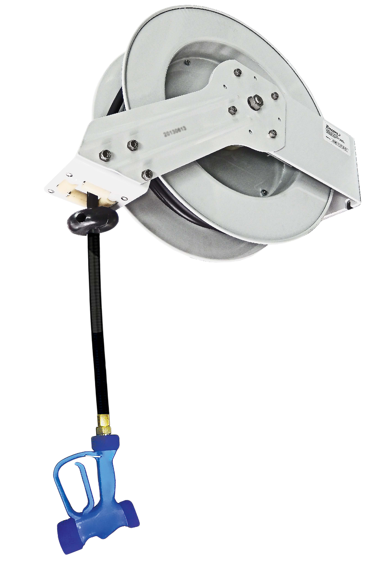 Jetstream Grey power coated Open Hose Reel Assembly JET-1050-O-Y722