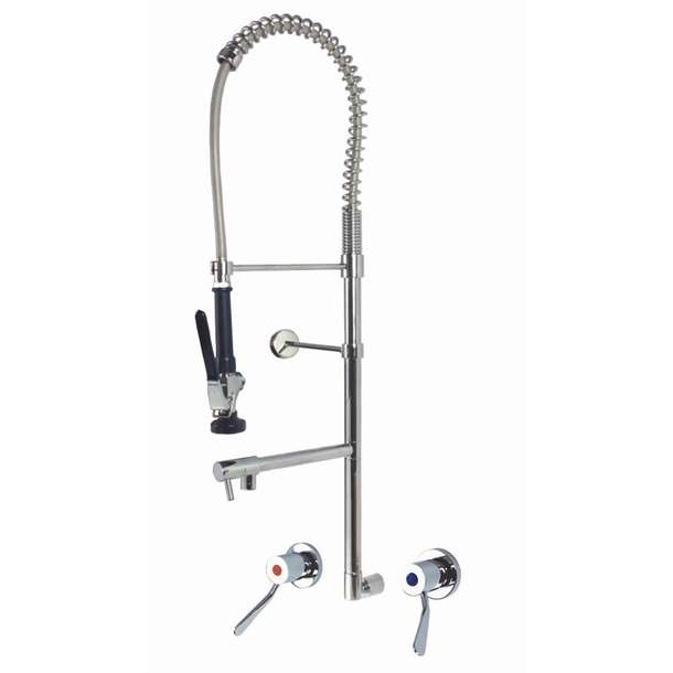 Jetstream Wall Mount Pre Rinse unit with Concealed Breech JET1500WCB