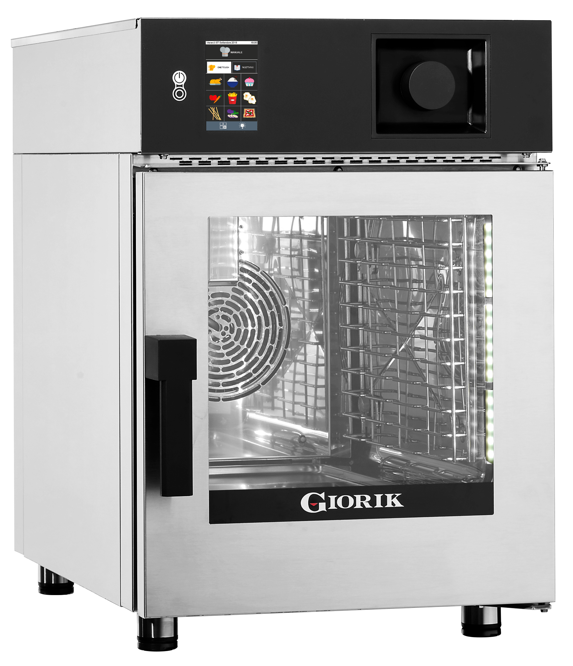 Giorik Mini Touch Injection Electric Combi Oven & Ventless Hood – 6 x 1/1GN KM061WT.L.RO.H