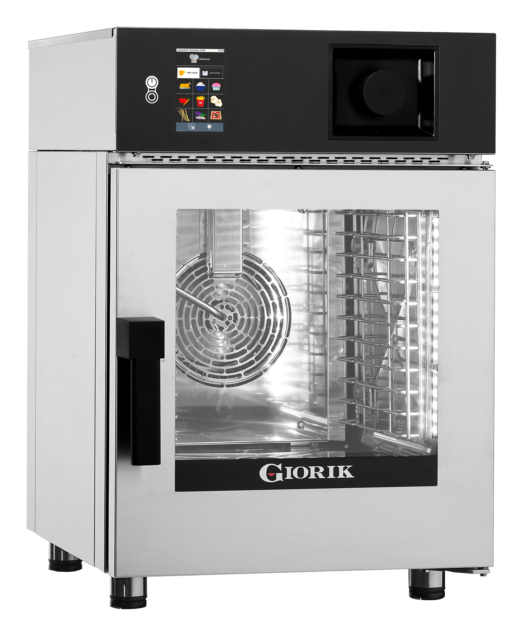 Giorik Mini Touch Injection Electric Combi Oven & Ventless Hood – 6 x 2/3GN KM0623WT.L.RO.H