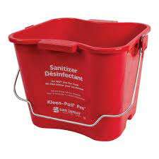 San Jamar Kleen-Pail in Green for Soap Solutions 7.5L KPP256GN