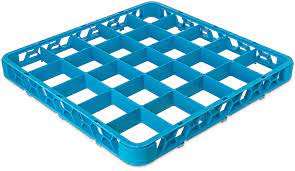 Carlisle OptiClean Blue 25-Compartment Divided Rack Extender RE2514