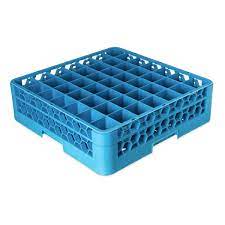 Carlisle OptiClean Blue 49 Compartment Divided Rack RG49-114