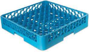 Carlisle OptiClean Blue All Purpose Peg Dish Rack RP14