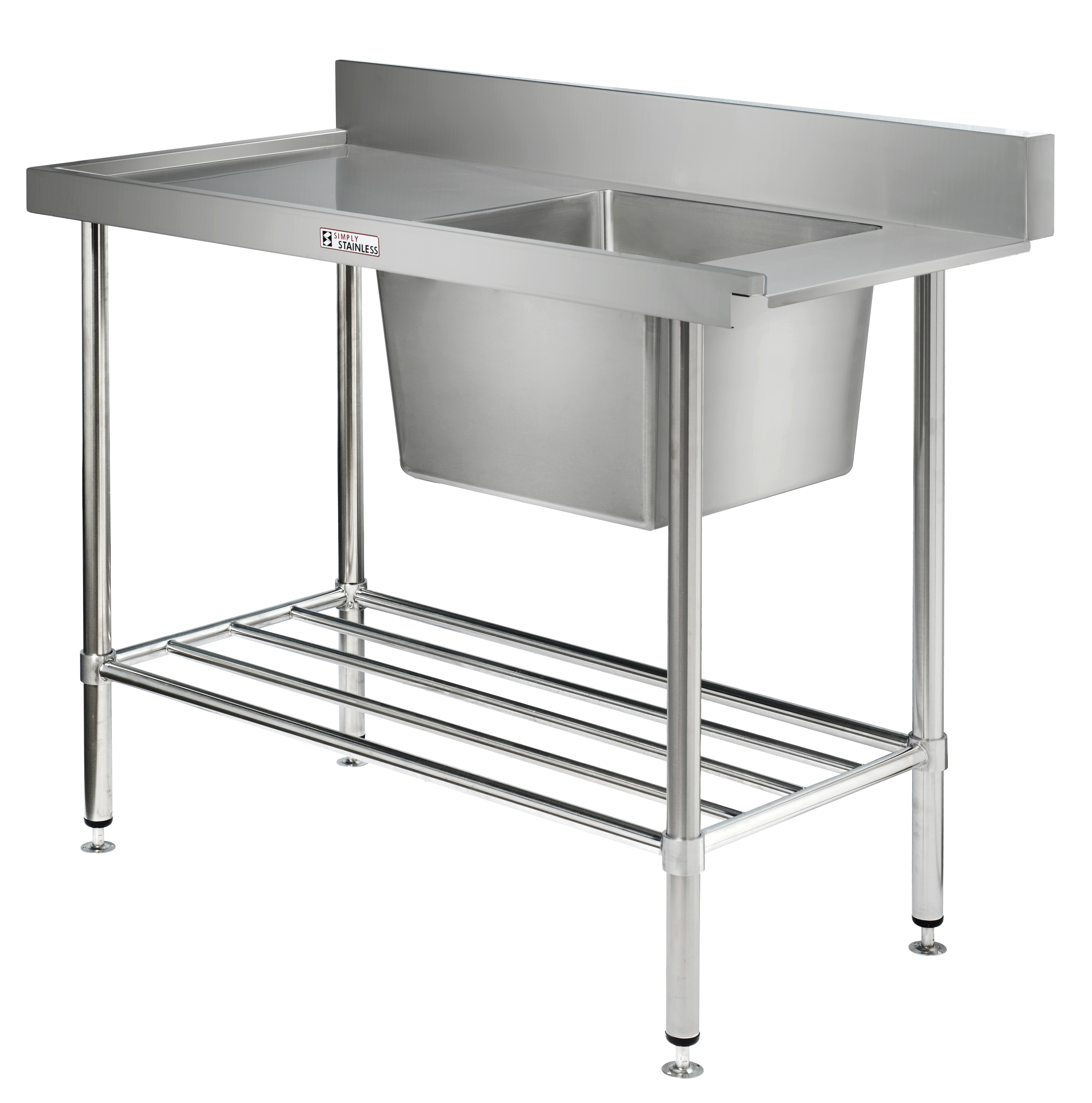 Simply Stainless Dishwasher Inlet Bench SS08.1200L