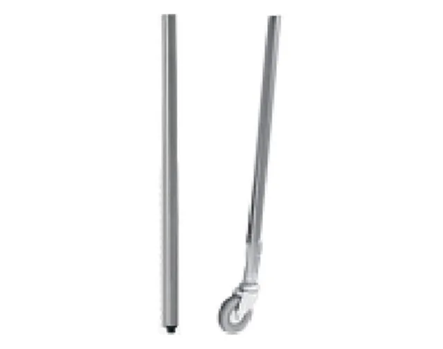 Simply Stainless  Stainless Steel Leg with Lockable swivel Castor SSLEGMOBBRK