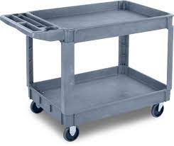 Carlisle Grey Large Bin Top Utility Cart UC452523