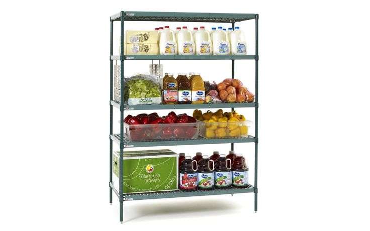 Metro Super Erecta PRO Polymer Mat Shelving – 5 Tier PR.5T74.2172