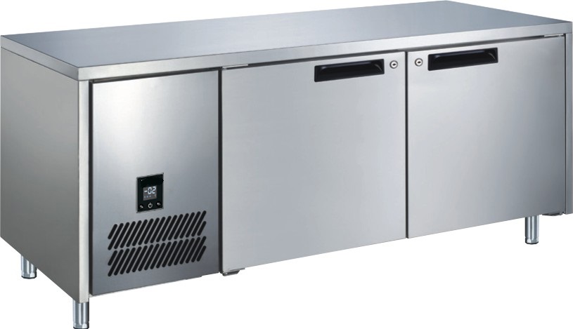 Glacian 2 Door Slimline Fridge 660 Deep Stainless Steel Doors