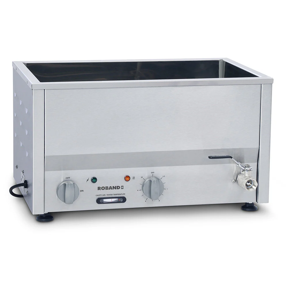 Roband Counter Top Bain Marie  with Thermostat 1/2 size