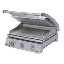 Roband Grill Station 8 Slice, Ribbed Top Plate – 13 Amp